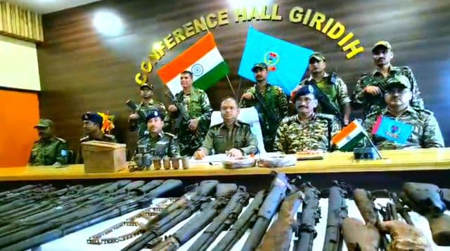 एसपी बिमल कुमार की रणनीति से नक्सलियों को करारा झटका, गिरिडीह में हथियारों का जखीरा बरामद