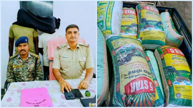 खूंटी पुलिस की बड़ी कार्रवाई, 330 किलो डोडा के साथ दो तस्कर गिरफ्तार