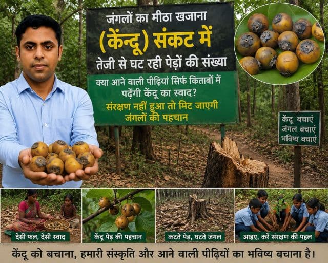 झारखंड के जंगलों का मीठा खजाना (केंदू) संकट में, तेजी से घट रही पेड़ों की संख्या